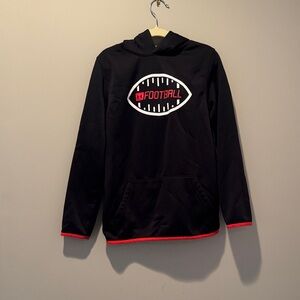 Under Armour Black Hoodie with Red Trim